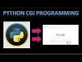 How to run Python CGI Script in Web Browser CGI Programming using IIS