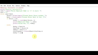 Payroll Calculator in python