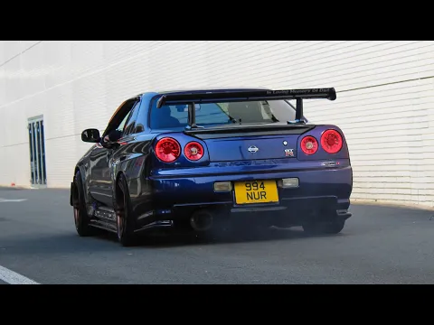 Download MP3 Nissan Skyline R34 Sound Compilation | Slides , Flames , Accelerations , ...