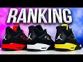 RANKING Air Jordan 4 Thunder Yellow Red White