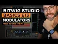 Bitwig Studio Basics E13 - How To Use The Modulator Devices