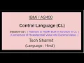 Binary or Bin Built-in function in cl program CL programming CL program for Beginners