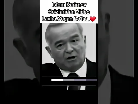 Islom Karimov SSSR haqida #TEZKOR #soginganlar #bormi #720p h264, youtube