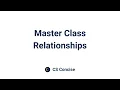 5 Master Class Relationships Object Oriented Programming