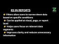 39 Interactive Report Features