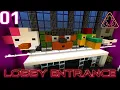 Minecraft FNAF Map Security Breach Lobby Entrance - Building Freddy Fazbears Mega Pizzaplex