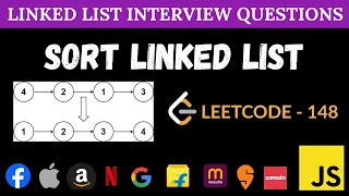Sort List - Leetcode 148 JavaScript Merge Sort on Linked List