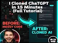 I Cloned ChatGPT in 15 Minutes Full Tutorial