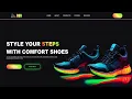 Create Shoes Website Using HTML CSS Fast Code