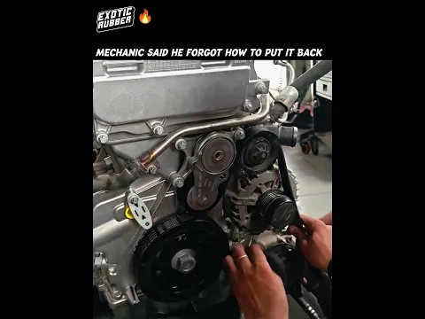 Mechanic forgot how to do his job
