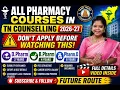 All Pharmacy Courses in Tamil Nadu Counselling 2026-27 B Pharm D Pharm Pharm D Explained