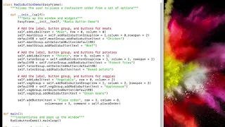 Python08 - Radio Button Demo