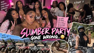 I HAD A SLEEPOVER AT MY HOUSE… & A FIGHT BROKE OUT !?