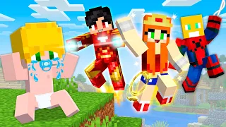 Todo MUNDO ganhou SUPER PODERES menos EU no Minecraft!