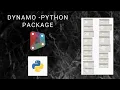 Dynamo Python Package