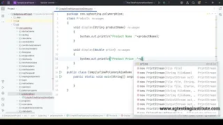 Core Java OOPS Part - 50 Polymorphism Compile-Time Polymorphism Method Overloading