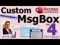 Create a Custom Dynamic MsgBox in Microsoft Access Using VBA Part 4 Button Captions