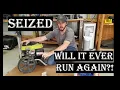 Will it Run Again Seized Ryobi Honda GCV160 Pressure Washer