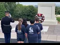 MCS Students Lay a Wreath at the Tomb of the Unknown Soldier