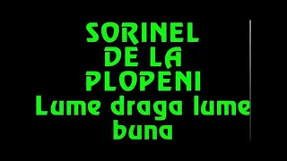 sorinel de la plopeni lumea draga lume buna