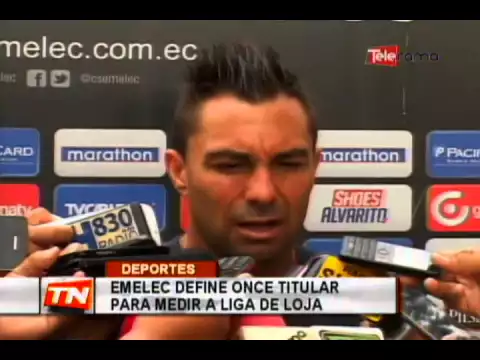 Emelec define once titular para medir a Liga de Loja