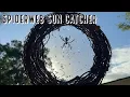 DIY beaded spider web catcher tutorial