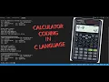 Calculator Program In C Using Do While Loop And Switch Statement Programming In C Part -3