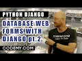 Processing Web Forms - Django Databases
