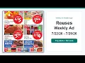 Rouses Weekly Ad 26 - 26 Top 10 Deals