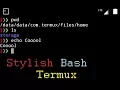 Creative Termux Bash Style TDX