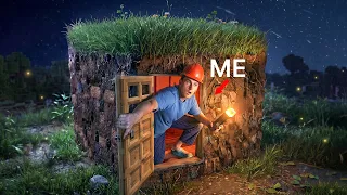 I Built a Tiny Home Made of GRASS