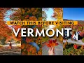 FALL IN VERMONT IS UNREAL Ultimate Vermont Fall Foliage Guide Best Things to Do
