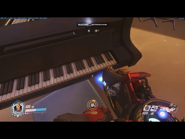 Russia anthem in overwatch on piano New map