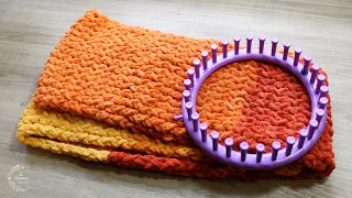 How to Knit an Infinity Scarf Using a Loom Infinity Scarf Pattern The Sweetest Journey