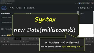 JavaScript Date Time Basics Working with Date Objects
