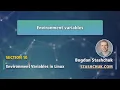 Linux Tutorial 58 Environment variables