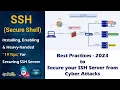 Cyber Security 2024 19 Tips - Securing SSH Installing Enabling Heavy-handed