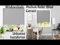 Spotlight Windowshade Hudson Blockout Roller Blind Unboxing and Installation