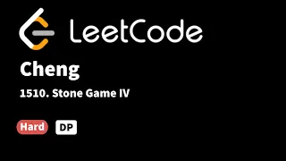 LeetCode 1510 Stone Game IV
