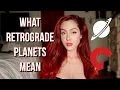 meaning of RETROGRADE PLANETS in the birth chart