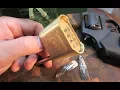 Hair Clip Bypass Tool Unlocks BRINKS PROMAX SECURITY COMBINATION PADLOCK
