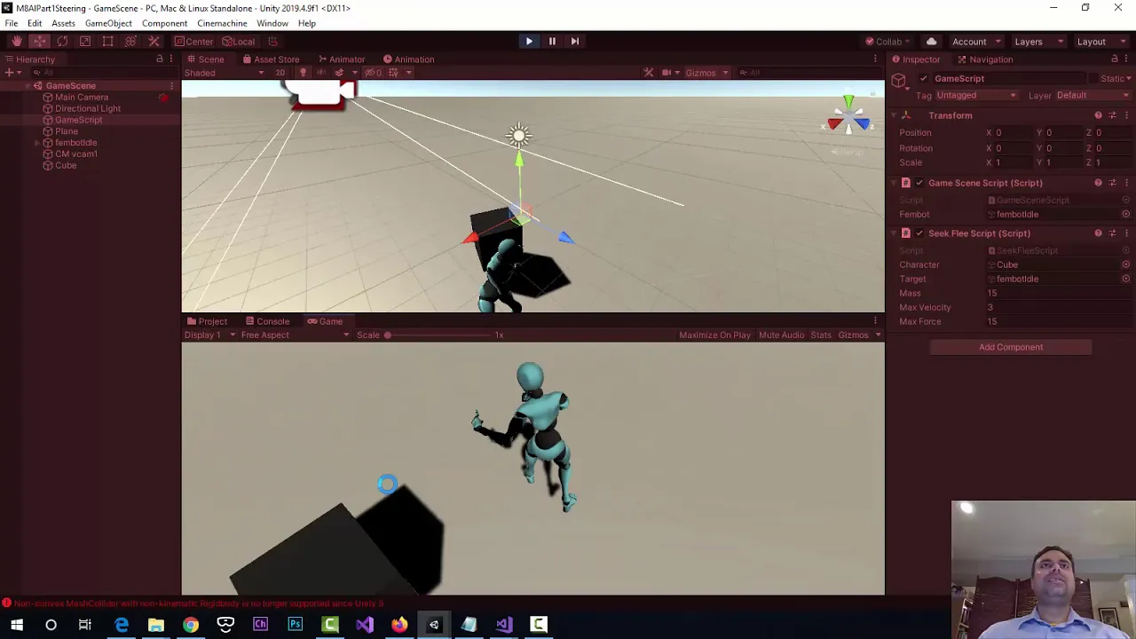 Learn AI in Unity3D Part 1 - Introduction To Steering Algorithms