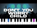 Download Lagu Swedish House Mafia ft. John Martin - Don't You Worry Child (2012 / 1 HOUR LOOP)