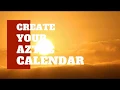 Contemporary Aztec Calendar