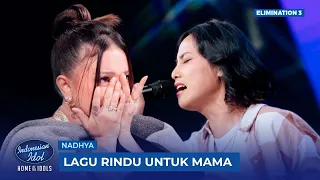 bawakan lagu untuk mama nadhya bikin teh ocha nangis indonesian idol 2025