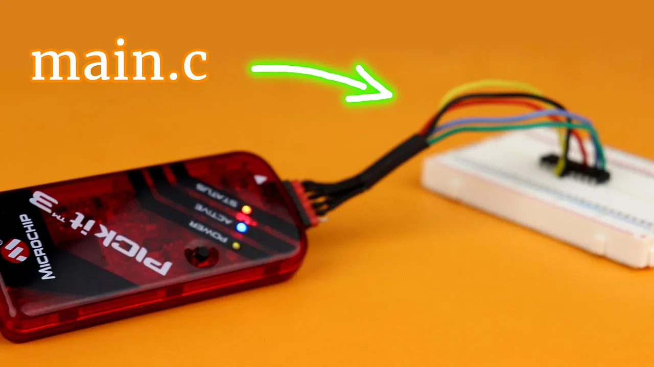 How to get source code onto a PIC microcontroller