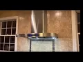IKTCH 36 inches Wall Mount Range Hood 900 CFM Stainless Steel Kitchen touchless fan controls