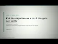 Ep15 Put the objective on a card the gate can verify AI Orchestration