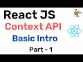 ReactJS - Context API Basic Intro Part-1 Hindi Coding Scenes