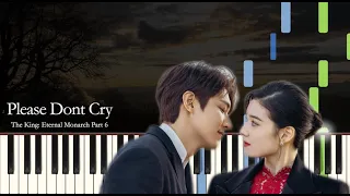 다비치 Davichi – Please Don’t Cry Piano Cover 더 킹: 영원의 군주 The King: Eternal Monarch OST 6 - TUTORIAL!